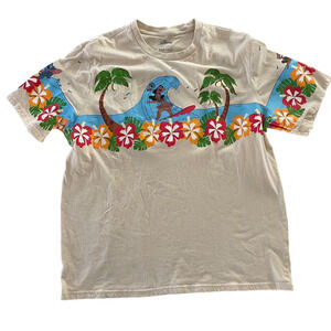 Box Lunch Disney Lilo & Stitch Surfing Scenic Women's T-Shirt Sz XL